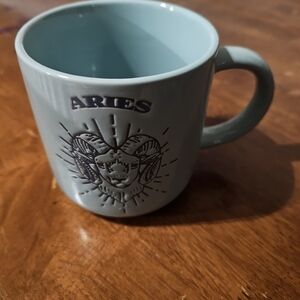Aries Zodiac Ceramic Mug - Sage Green